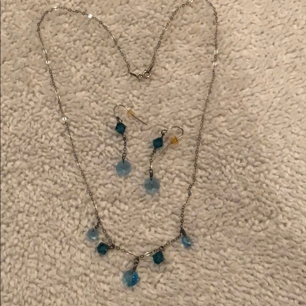 Necklace and earrings